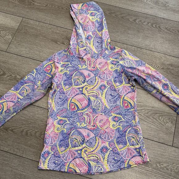 IBKUL Shirt Women's Small Color Mesh Hoodie Golf Top Athletic Performance UPF 50 - Picture 1 of 6